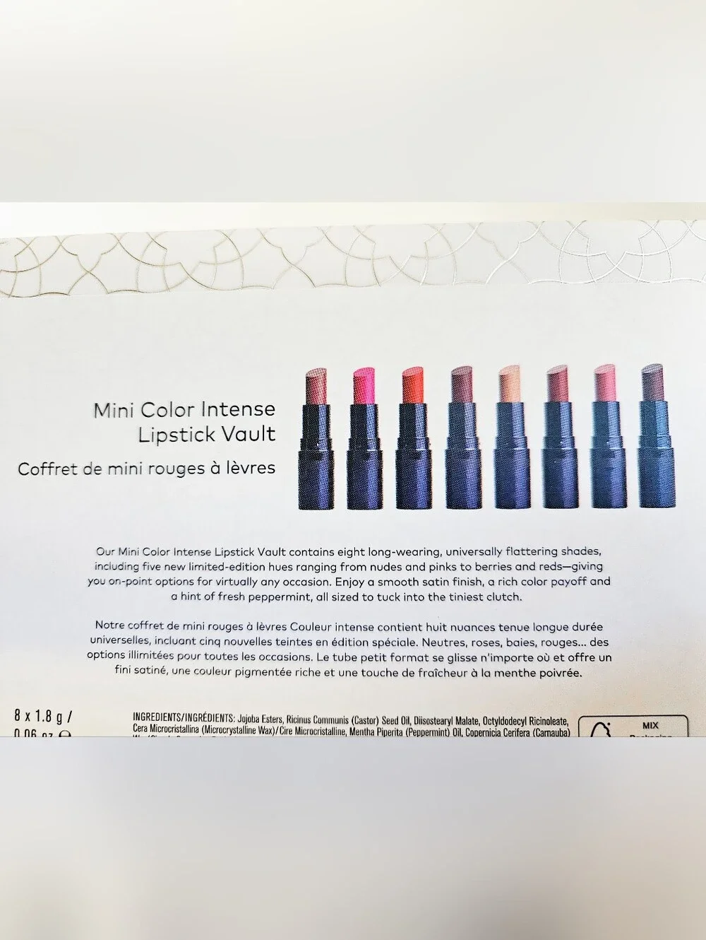 *Beautycounter* Mini Color Intense Lipstick Vault - NEW! - HTF!